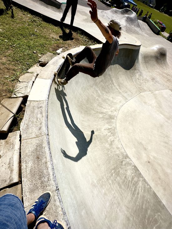 Nicholas skating at Warren