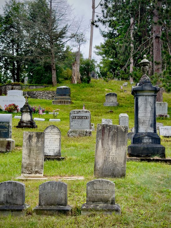 Everygreen Cemetery gravestones